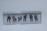 Preiser 10351 Sitzende Industriearbeiter Arbeiter 6 Figuren 1:87 H0 Neu Ovp