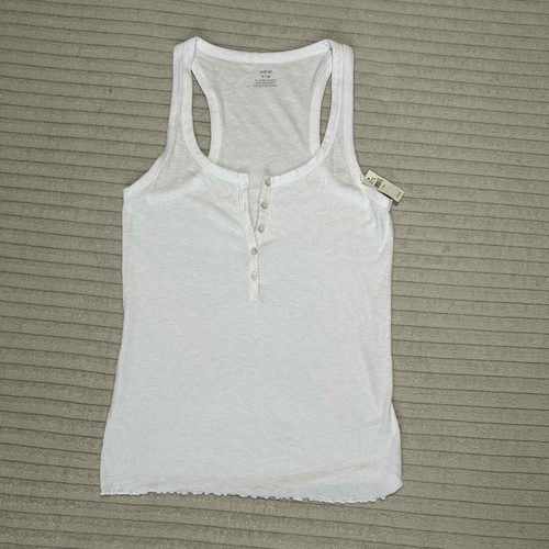 Aerie Women’s White Henley Tank Top Medium New With Tags eBay