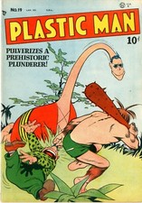 Plastic Man  19   VERY FINE   September 1949  Can Ed.  See photos