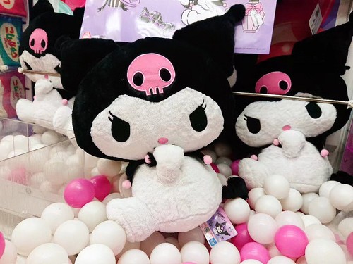 Sanrio Super Super Big Plush Toy - Turning Around - My Melody Kuromi Furyu - Picture 4 of 4