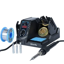 Silverflo 130W Digital Soldering Station Kit LED Adjustable Welding Rework Tool