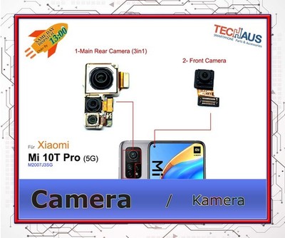 Für Xiaomi Mi 10T Pro (5g) Main Rear / Front Camera / haupt  / Vordere Kamera