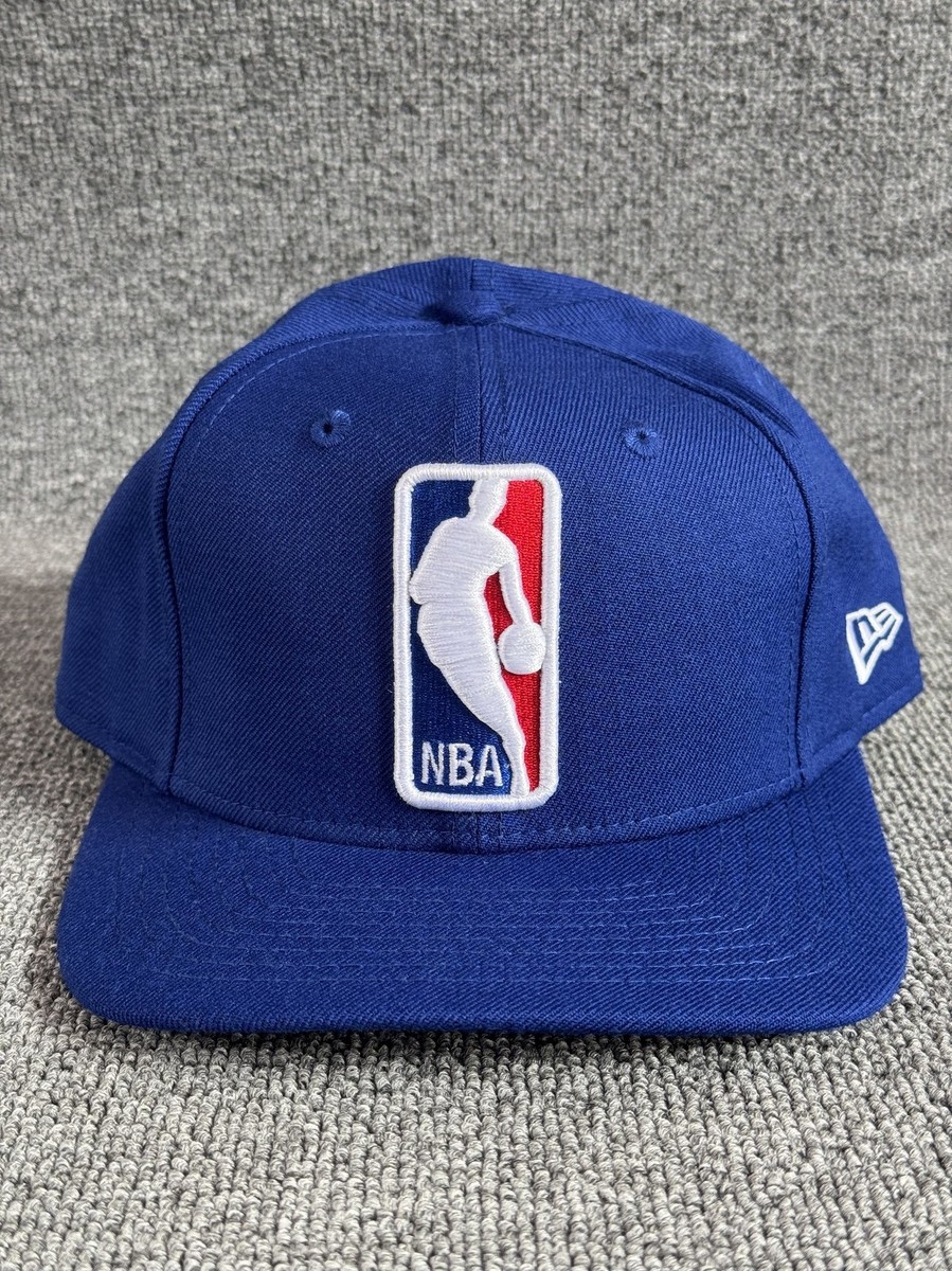 New Era NBA Logo 9FIFTY Snapback Hat Royal Blue Adjustable Cap