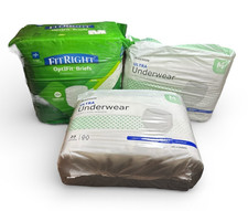 3 pkgs Incontinence Underwear HEAVY Absorbency Size Medium Comfort Soft NEW