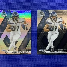 (2)2025 Panini Mosaic Jaxon Smith-Njigba #229 Silver Prizm & Base Seahawks