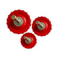 1/2 3/4 1 inch Copper Pipe Cleaner Tube Cleaning Brush Set for Power Drill