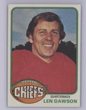 1976 Topps Len Dawson #308 HOF 2f4