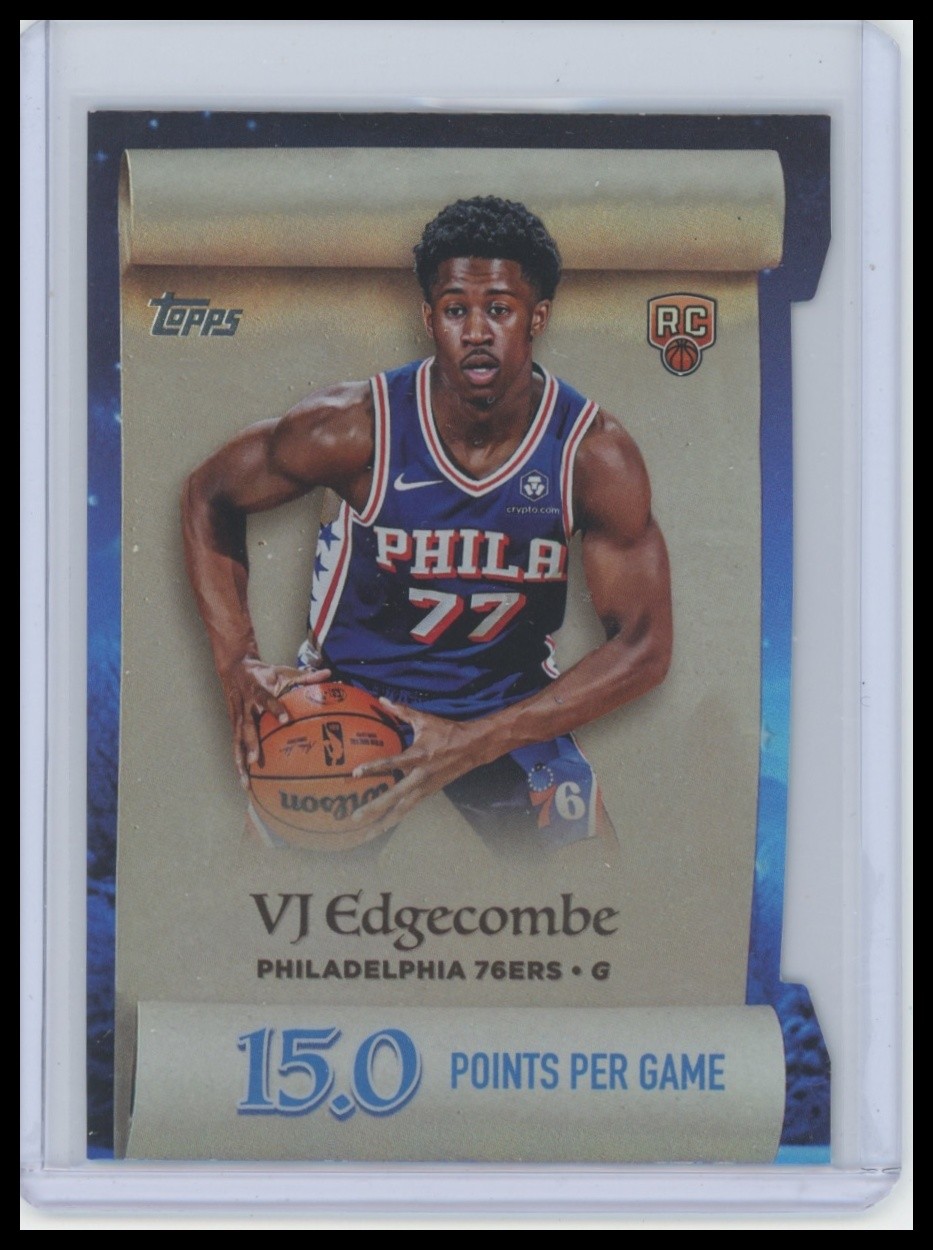 2025-26 Topps Holiday #ML-3 VJ Edgecombe Making The Nice List