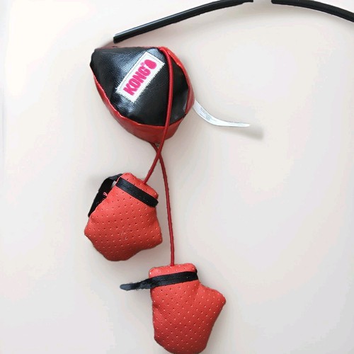 KONG Connects Boxing Punching Bag 12" Interactive Bat A Bout Cat Toy