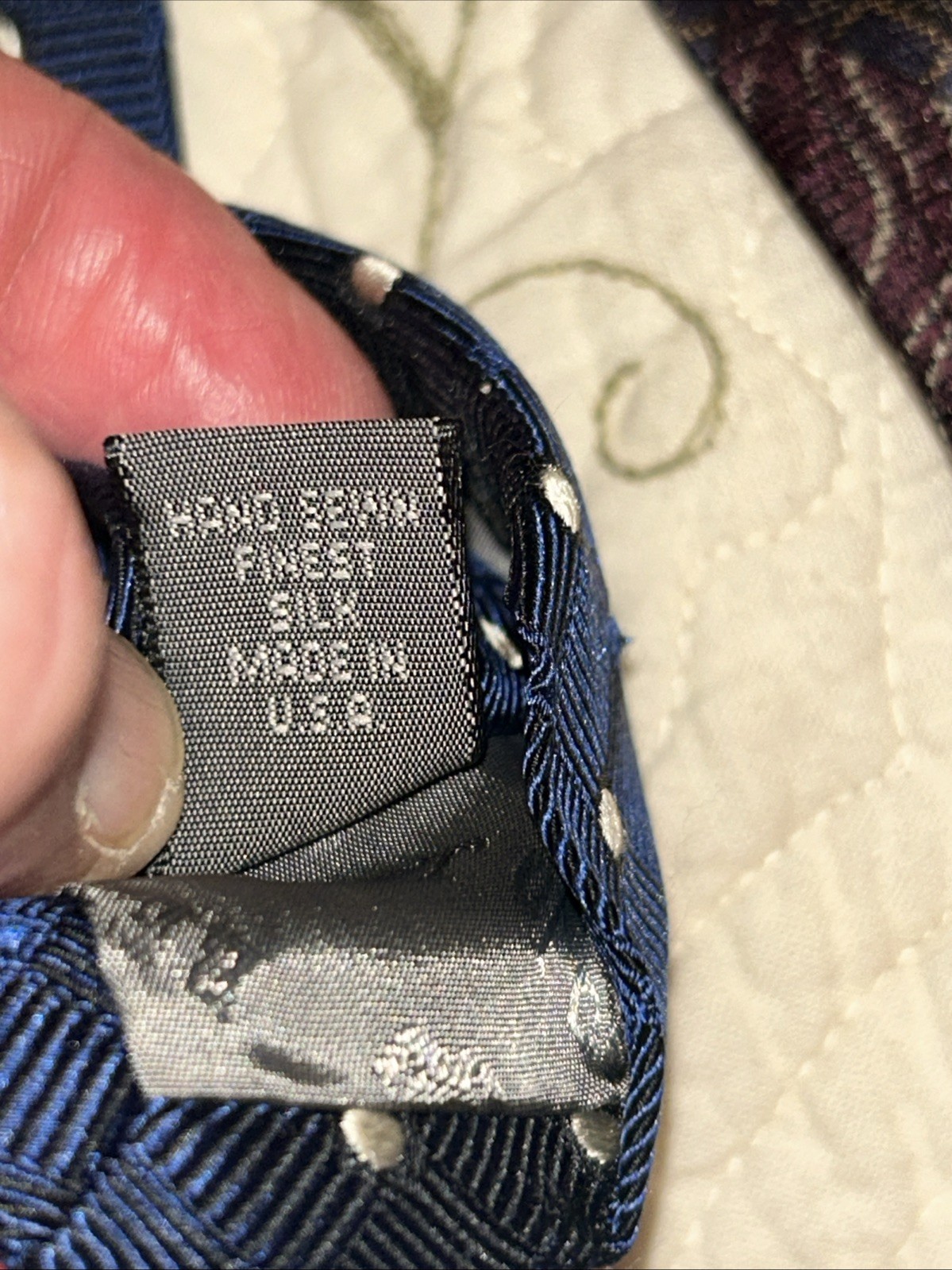 Robert Talbott Silk Tie Navy Multi Pattern Lot Of… - image 8