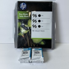 HP 96 Black Ink Cartridges 2 Pack Genuine C8767W Open Box – Missing 1