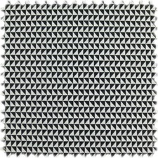 Trevira CS Möbelstoff Turin Schwarz / Weiss