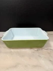 Vintage Pyrex Ovenware 1.5 Qt Verde Avocado Green Baking Casserole Dish 0503 (1)