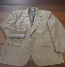 VTG Christian Dior Monsieur Gray 100 Pure Wool Sport Coat USA Union Made Men 46