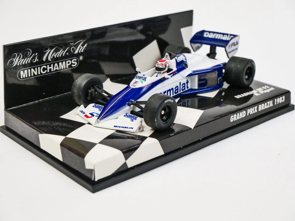 BRABHAM BT 52 1983 MINICHAMPS 1:43 Nelson Piquet W.CH. Perfetta aperta per foto - Immagine 3 di 4