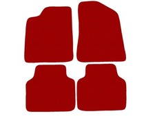 Fußmatten, Automatten für Audi 100 C3 1982-1990, Rot x14 Rand