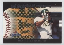 2001 Fleer Game Time Sticktoitness Eric Chavez #6S