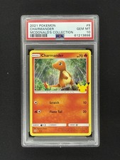 2021 Pokemon Mcdonald's Collection Promo #9 Charmander PSA 10