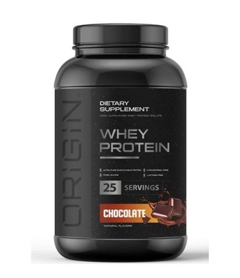 Origin Whey Protein Isolate Chocolate Powder 25scp KETO No artificial Sweeteners