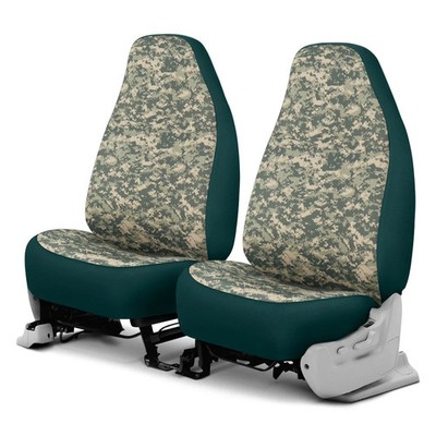 For Chevy C1500 Suburban 92-94 Camo 1st Row Digital Green Custom Seat Covers