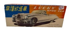 Lucky Open Car MF787, Friction drive tin toy car.