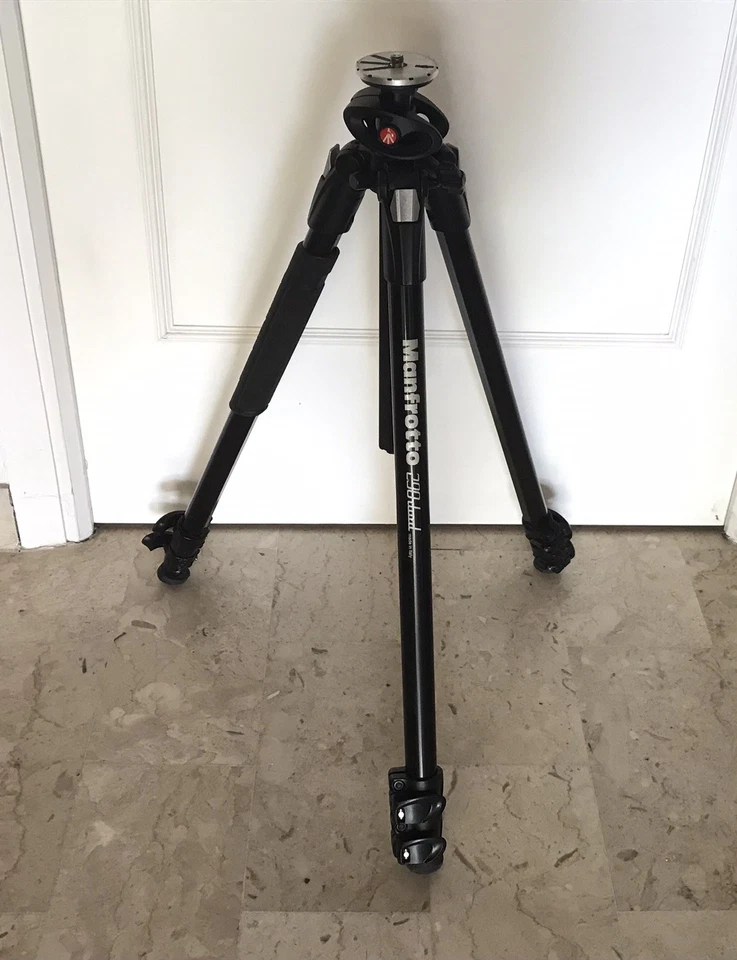 Trépied MANFROTTO 290 Dual MT290DUA3 Alu 3 Sections avec 90° Colonne - Photo 1/4