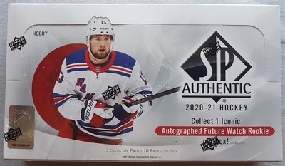 Upper Deck NHL SP Authentic Hockey Hobby Box 2020-21