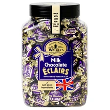 Walkers Nonsuch English Milk Chocolate Toffee Eclairs Jar, Whole Milk  Butter...