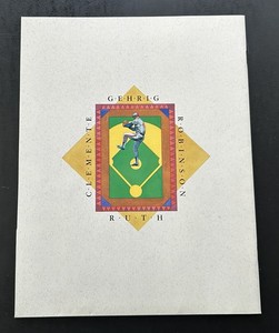 BASEBALL SCRAPBOOK AND ALBUM WITH STAMPS AND CARDS.
