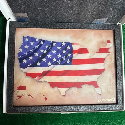 LANGBOHOS Glass Gaming Mouse Pad Etched Surface and Whole Silicone Base, USA