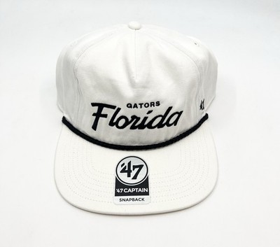 Florida Gators NCAA '47 Brand White Captain Rope Snapback Hat White - BRAND NEW