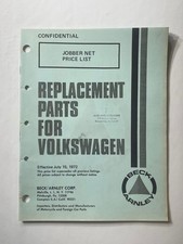 Vintage 1972 Beck Arnley Volkswagen Replacement Parts For Volkswagen Vintage 1972 Beck Arnley Volkswagen Replacement Parts For Volkswagen