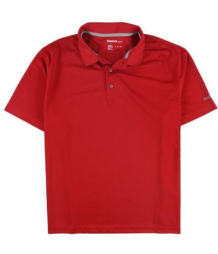 Reebok Herren Golf Basic T-Shirt, rot, XX-Large