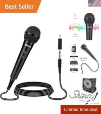 Eco-Friendly Handheld Microphone with On/Off Switch and Excellent Sound Quality