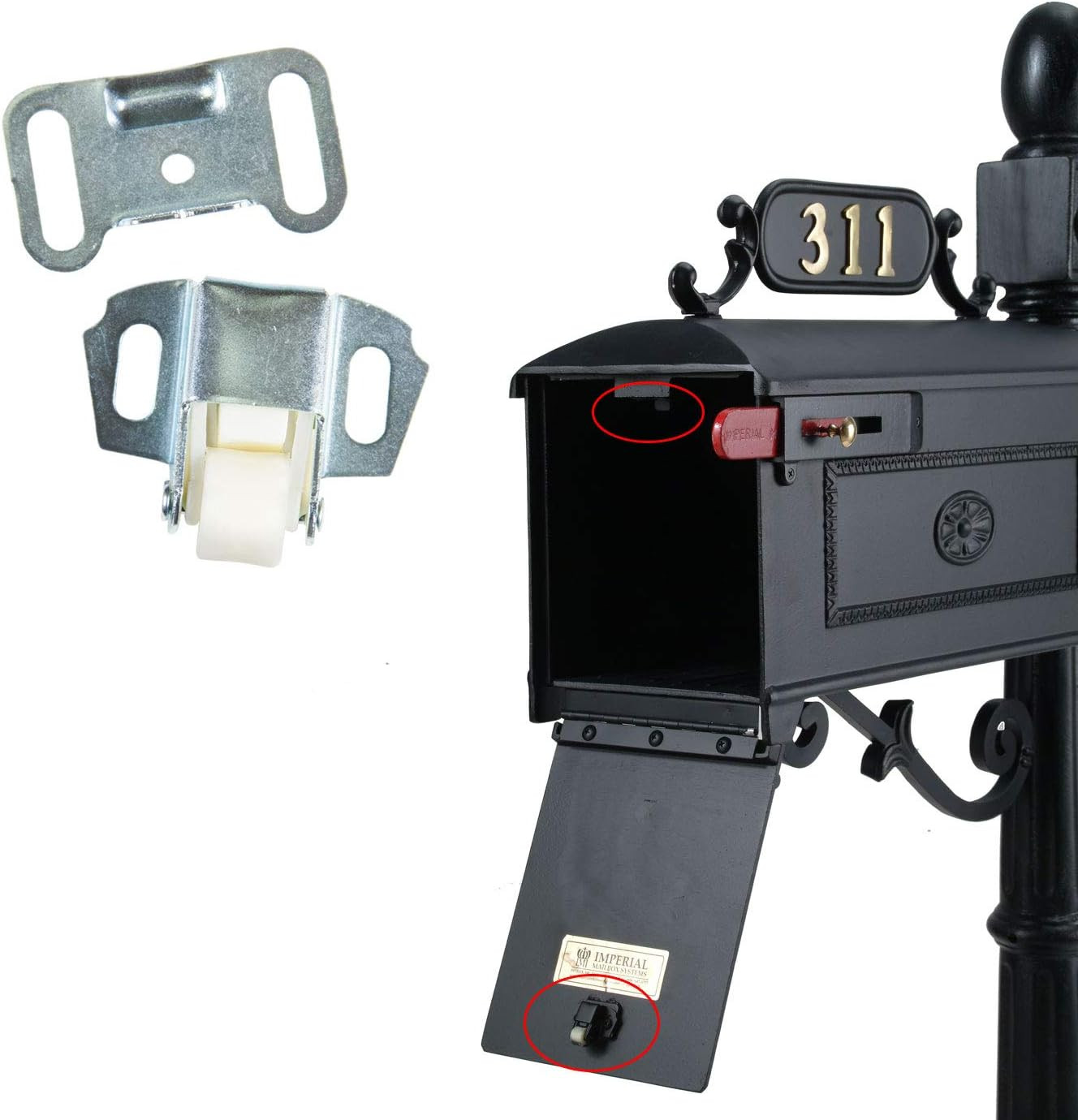 Imperial Mailbox Replacement Roller Catch Assembly