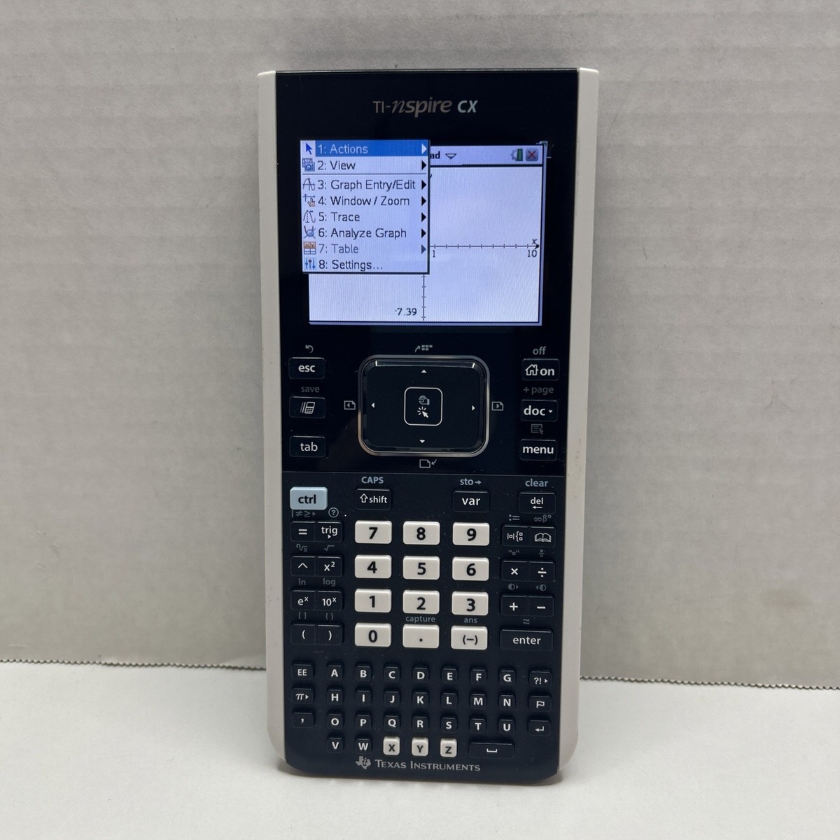 Texas Instruments TI-NSPIRE CX Graphing Calculator Math Computer