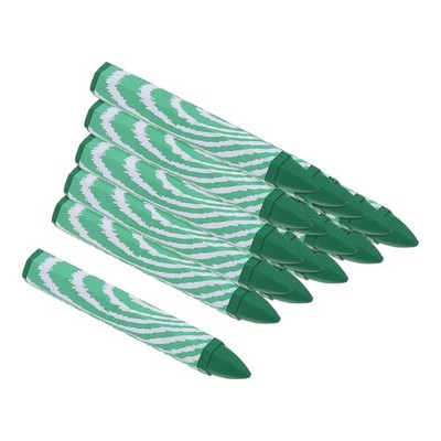 Lumber Marking Crayons, 16 Pcs 4.2x0.6 Inch Hex Wax Tire Marker, Green