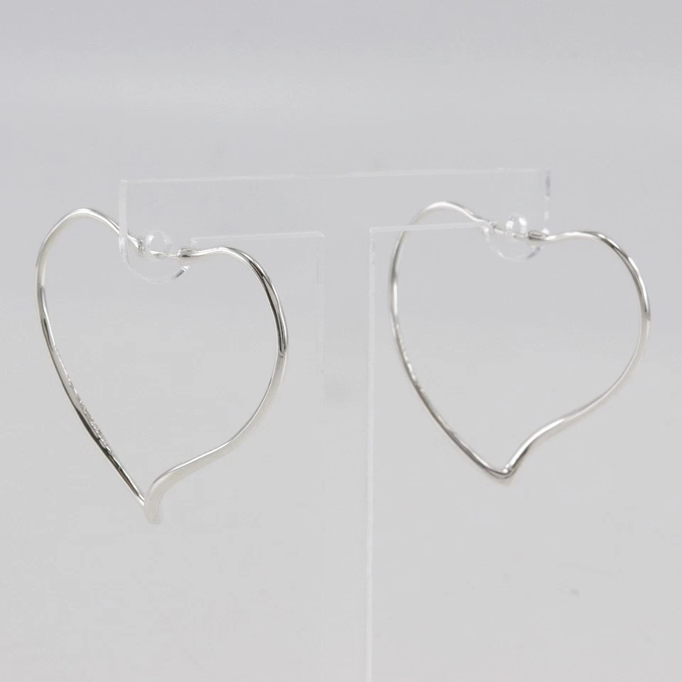 TIFFANY&Co. Piercing Corazón Abierto Elsa Peretti Plata 925 Corazón 5.3g Mujer Foto 3 de 4