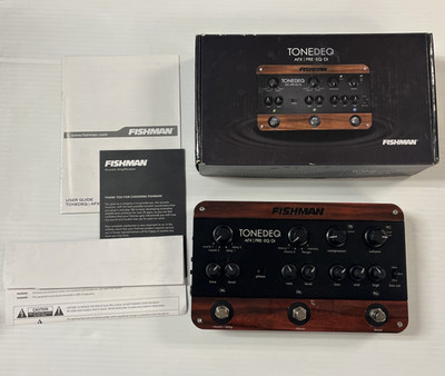Fishman ToneDEQ Acoustic Guitar Preamp / EQ / DI pedal