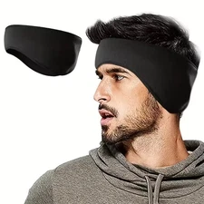 Polar Fleece Ear Warmer Headband Winter Ear Muffs for Men Women Running Skiing