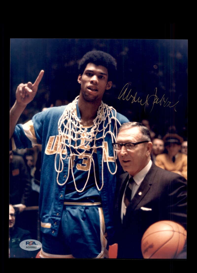 Kareem Abdul-Jabbar PSA DNA Signed 8x10 Photo Autograph UCLA