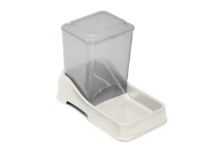 Auto Pet Feeder 6 lb. Capacity for Large Size Dog with Hinge Top Removeable Lid