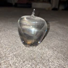 Steuben Art Glass Crystal Apple