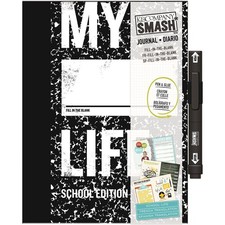 K Company 30-686656 SMASH My Fill-in-The-Blank Life School Edition Scrapbook