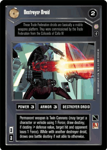Destroyer Droid - FOIL - Reflections III - Star Wars CCG - Imagen 1 de 6
