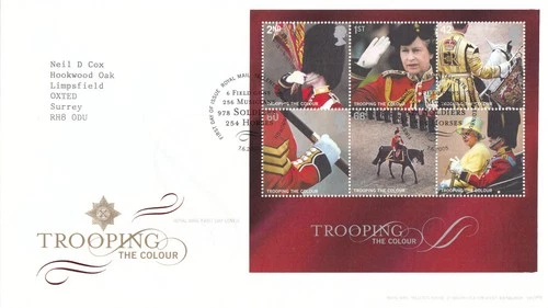 Trooping the Colour GB RM FDC Tallents 2005 CLEARANCE (130801)