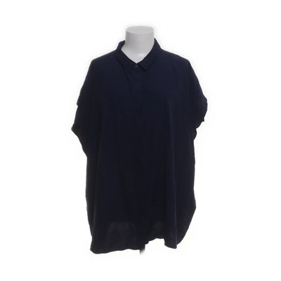 Selection by Ulla Popken, Top, Größe: 50/52, Blau, Viskose, Einfarbig #Z4V