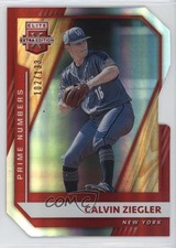 2021 Panini Elite Extra Edition Prime Numbers B Die-Cut /133 Calvin Ziegler ms9