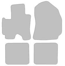 Tappetini adatti per Toyota RAV 4 II tipo A2 3 porte (anno 2003 - 2006), Hit 