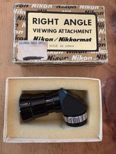 NIKON RIGHT ANGLE VIEWING ATTACHMENT for NIKON/NIKKORMAT New With Original Box